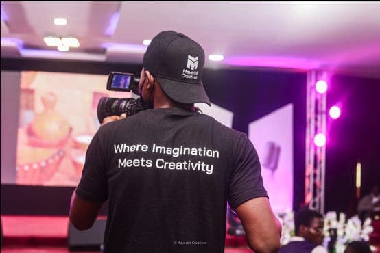 Maverick Creatives team filming an event
